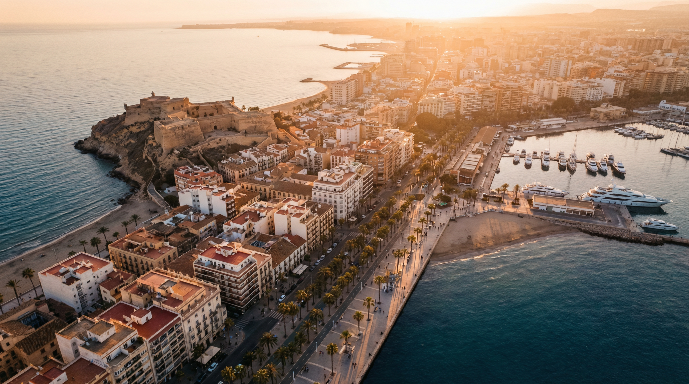 Vista aérea de Alicante